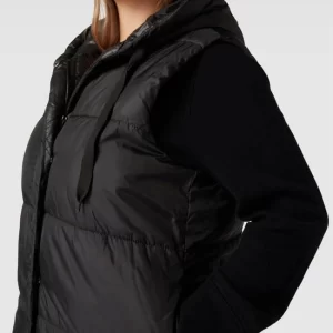 ONLY CARMAKOMA PLUS SIZE Steppweste Mit Kapuze – Schwarz 11
