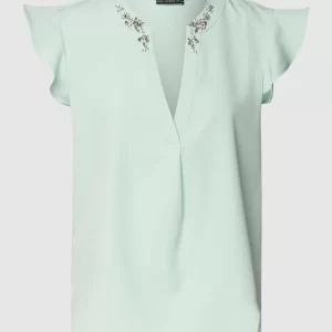 Guess Bluse Mit Ziersteinbesatz – Mint 9