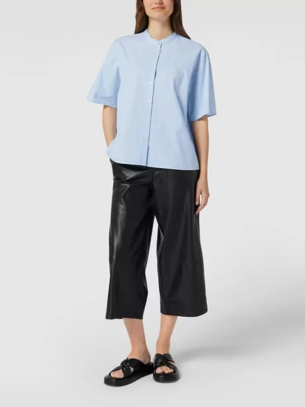 Marc O’Polo Denim Bluse Mit Stehkragen – Bleu 1