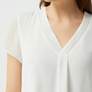 S.Oliver BLACK LABEL Blusenshirt Im Double-Layer-Look – Offwhite 11