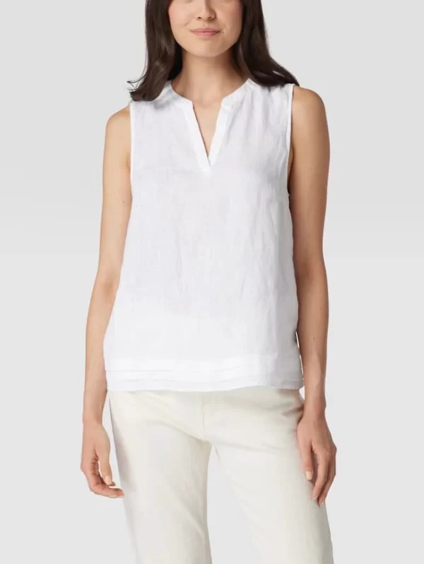 S.Oliver RED LABEL Blusentop Aus Leinen – Offwhite 5