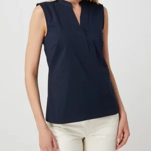 More & More Blusentop Mit Tunikakragen – Marineblau 13