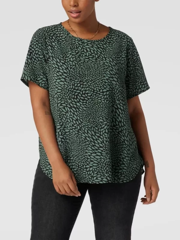 ONLY CARMAKOMA PLUS SIZE Blusenshirt Mit Floralem Muster Modell ‘CARVICA TOP’ – Schilf 5