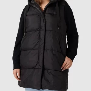 ONLY CARMAKOMA PLUS SIZE Steppweste Mit Kapuze – Schwarz 13