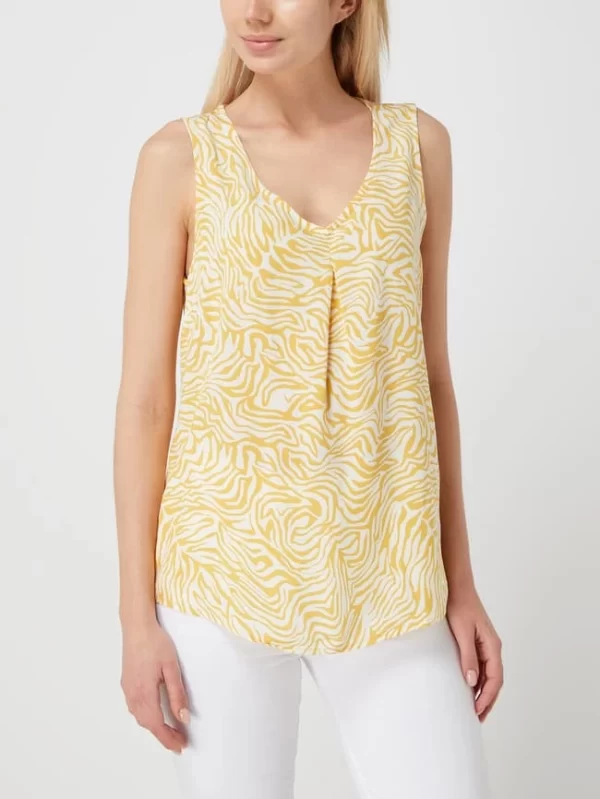 Broadway NYC Blusentop Aus Viskose Modell ‘Christal’ – Gelb 5