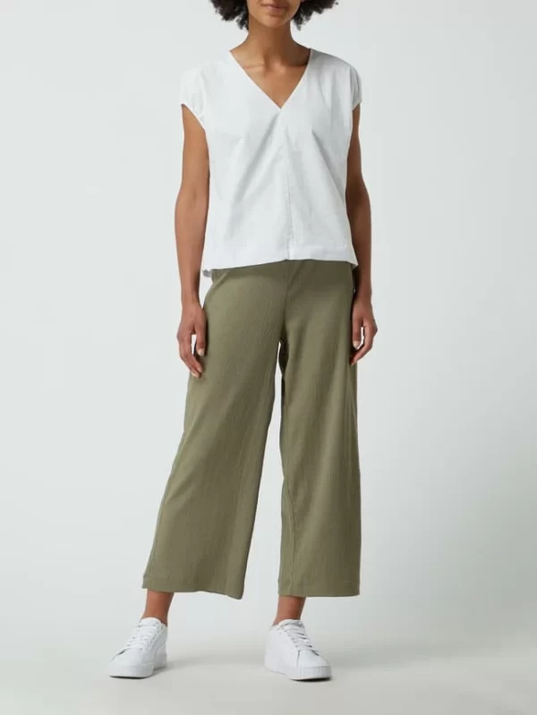 Opus Blusenshirt Aus Baumwolle Modell ‘Fimpi’ – Weiß 1