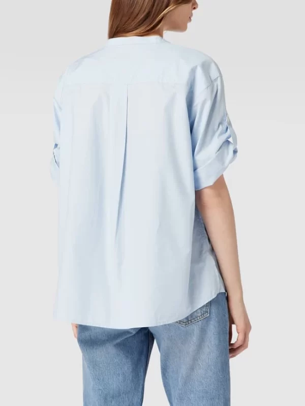 Tommy Hilfiger Bluse Mit Brusttasche – Hellblau 6