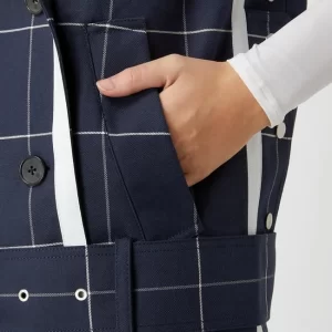 Phillip Lim Weste Mit Taillengürtel – Marineblau 11