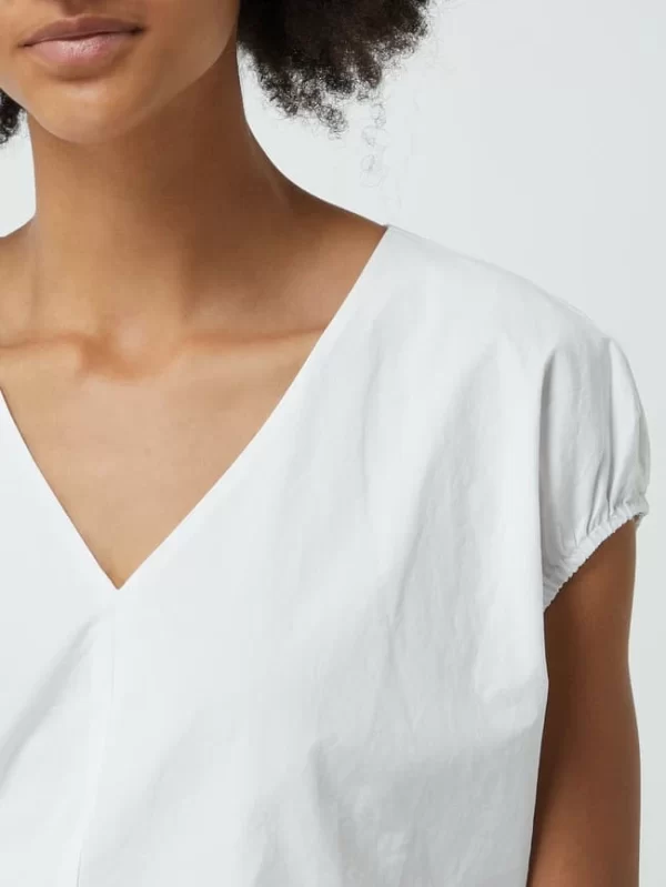 Opus Blusenshirt Aus Baumwolle Modell ‘Fimpi’ – Weiß 4