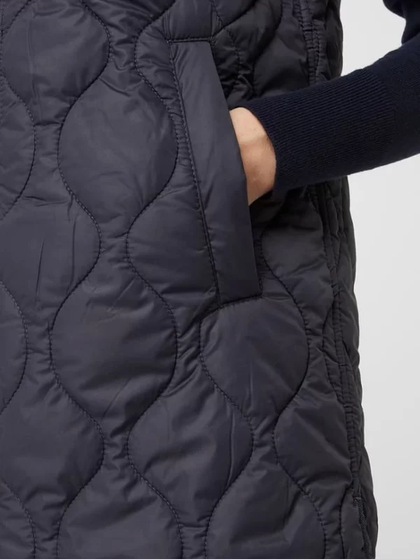 Camel Active Steppweste Mit Kapuze – Marineblau 4