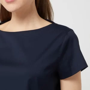 Windsor Blusenshirt Mit Kurzen Ärmeln – Marineblau 11