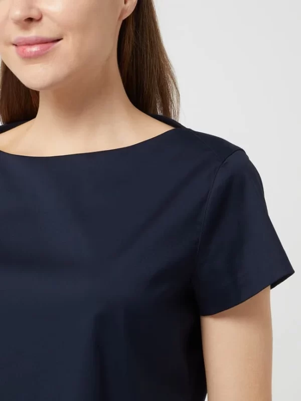 Windsor Blusenshirt Mit Kurzen Ärmeln – Marineblau 4