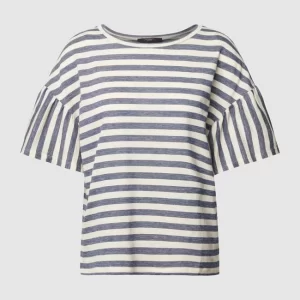Weekend Max Mara Bluse Mit Streifenmuster Modell ‘Alben’ – Blau 9