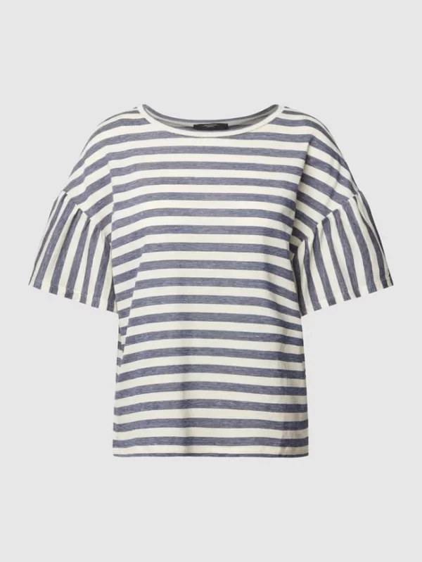 Weekend Max Mara Bluse Mit Streifenmuster Modell ‘Alben’ – Blau 3