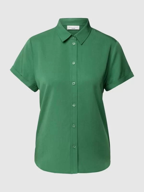 Marc O’Polo Denim Bluse Mit Knopfleiste – Hellgrün 3