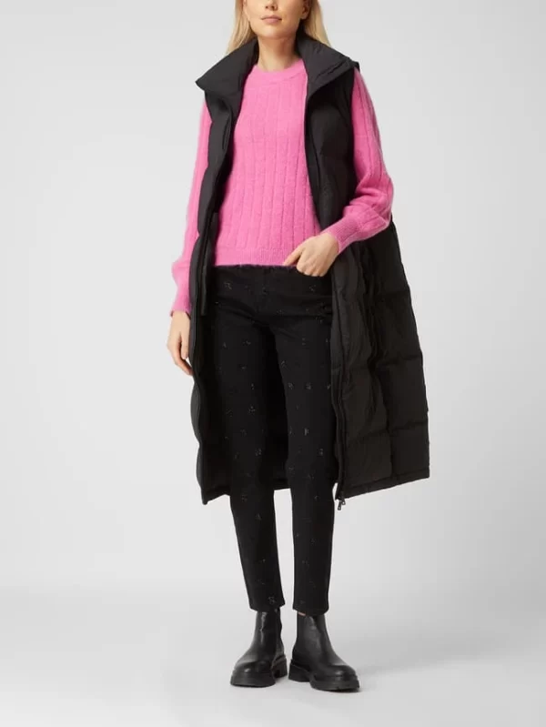 Calvin Klein Womenswear Daunenweste Mit Reißverschlusstaschen – Schwarz 1