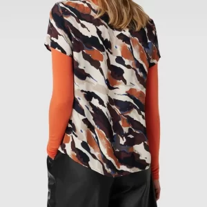 S.Oliver BLACK LABEL Blusenshirt Mit Allover-Muster – Offwhite 15