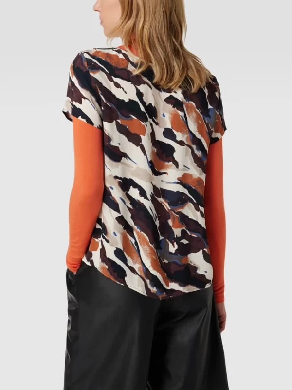 S.Oliver BLACK LABEL Blusenshirt Mit Allover-Muster – Offwhite 6