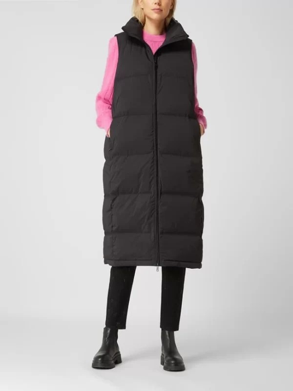 Calvin Klein Womenswear Daunenweste Mit Reißverschlusstaschen – Schwarz 6