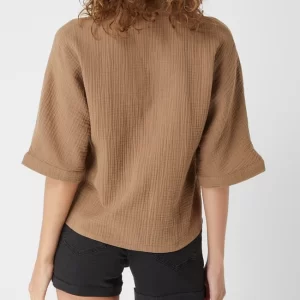 Only Hemdbluse Mit Strukturmuster – Haselnuss Braun 15