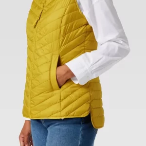 Gerry Weber Edition Steppweste Mit Eingrifftaschen – Senfgelb 11