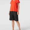 Jake*s Collection Bluse Mit Volantärmeln – Rot 17