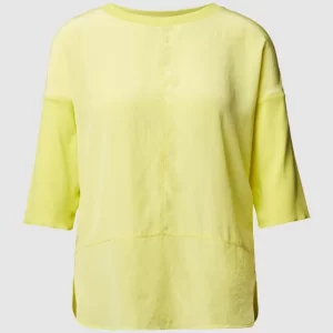 Marc Cain Blusenshirt Mit Ziernähten – Hellgelb 9