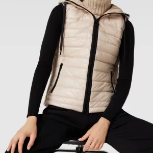 Marc Cain Steppweste Mit Kapuze – Beige 11