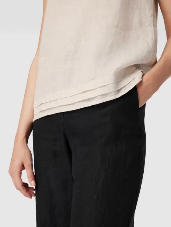 S.Oliver RED LABEL Blusentop Aus Leinen – Sand 4