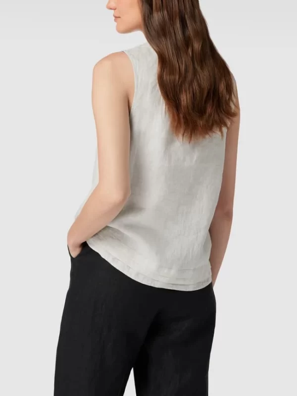 S.Oliver RED LABEL Blusentop Aus Leinen – Sand 6