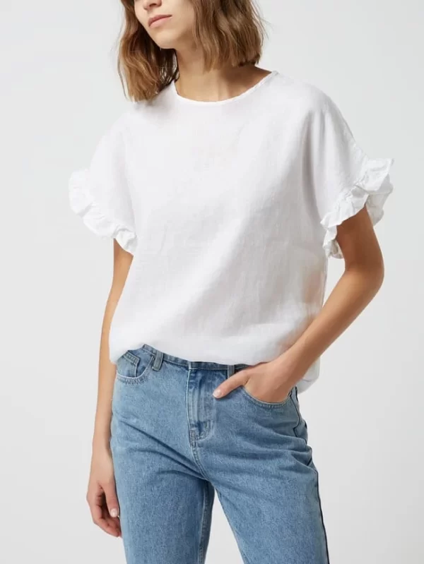 Fynch-Hatton Blusenshirt Aus Leinen – Weiß 5