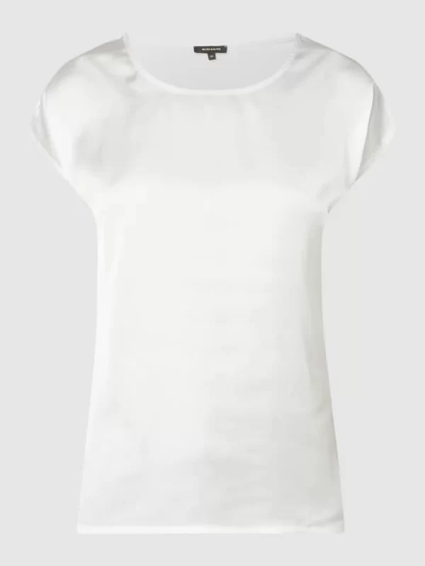 More & More Blusenshirt Mit Angeschnittenen Ärmeln – Offwhite 3