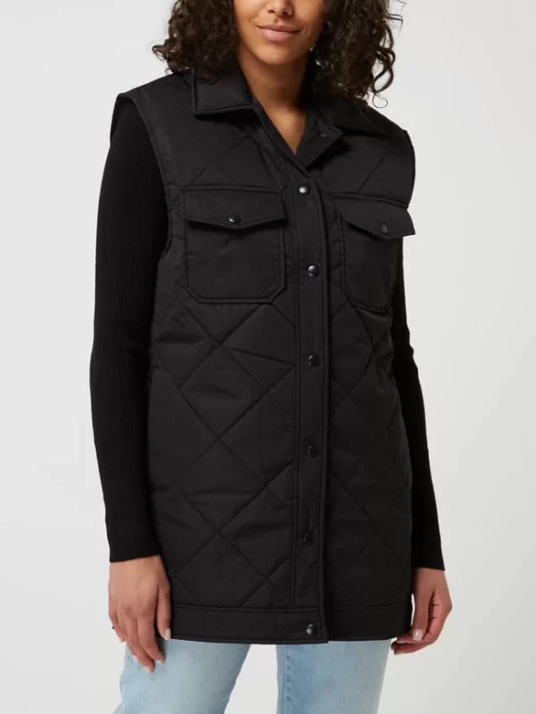 Selected Femme Steppweste Mit Umlegekragen Modell ‘Tinna’ – Schwarz 5