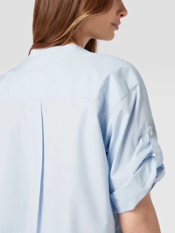 Tommy Hilfiger Bluse Mit Brusttasche – Hellblau 4