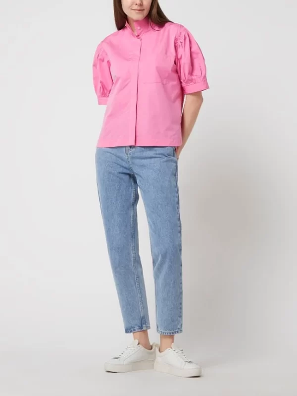 Tonno & Panna Bluse Mit Puffärmeln Modell ‘Jass’ – Pink 1