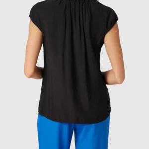 Comma Blusenshirt Mit Strukturmuster – Schwarz 15