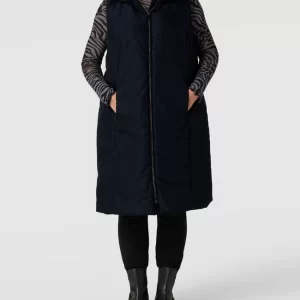 Marina Rinaldi PLUS SIZE Weste Mit Seitlichen Eingrifftaschen Modell ‘Paolo’ – Dunkelblau 13