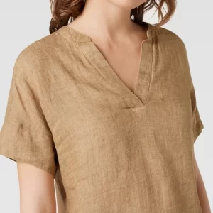 S.Oliver RED LABEL Blusenshirt Mit Seitenschlitzen – Hellbraun 11