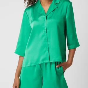 Moves Bluse Aus Satin Modell ‘Satinna’ – Grün 13