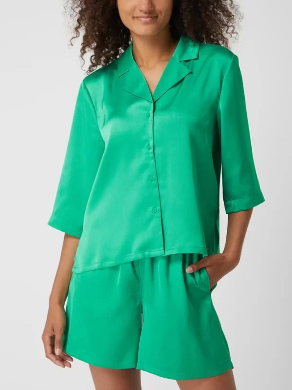 Moves Bluse Aus Satin Modell ‘Satinna’ – Grün 5