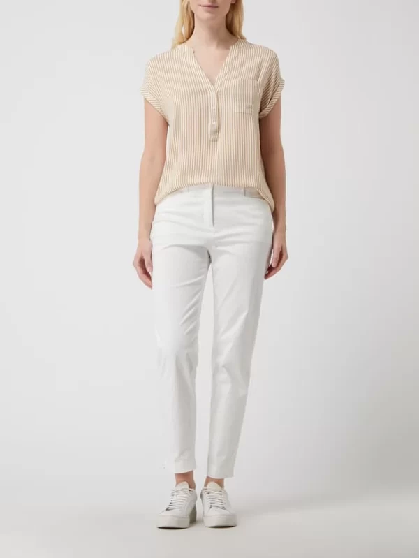Comma Bluse Aus Viskose – Sand 1