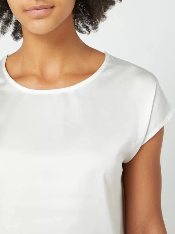 More & More Blusenshirt Mit Angeschnittenen Ärmeln – Offwhite 4