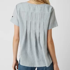 Redgreen Blusenshirt Aus Leinen-Lyocell-Mix Modell ‘Agneta’ – Khaki 15