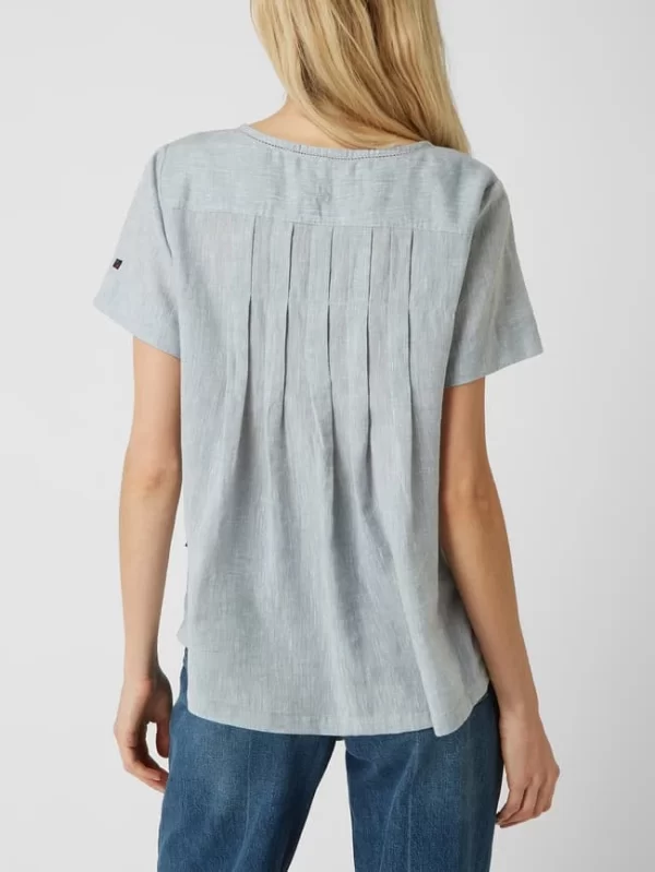 Redgreen Blusenshirt Aus Leinen-Lyocell-Mix Modell ‘Agneta’ – Khaki 6
