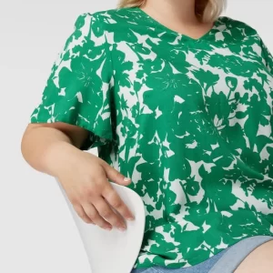 ONLY CARMAKOMA PLUS SIZE Blusenshirt Mit Floralem Muster – Hellgrün 11