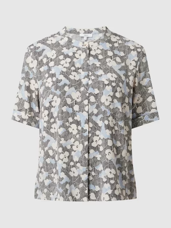 Jake*s Casual Bluse Aus Viskose – Dunkelgrau 3