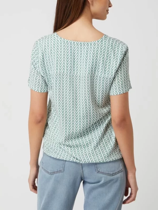 Montego Blusenshirt Aus Viskose – Dunkelgrün 6