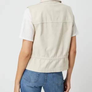 Opus Weste Aus Baumwolle Modell ‘Walin’ – Beige 15