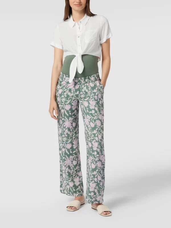 Mamalicious Umstands-Bluse Mit Brusttasche – Offwhite 1