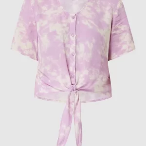 Pieces Cropped Bluse Aus Viskose Modell ‘Nya’ – Flieder 9